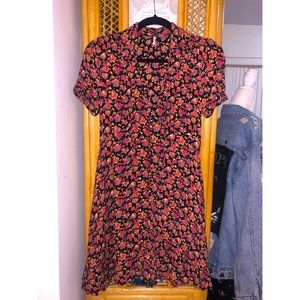 Free People Floral Mini Dress Size 0